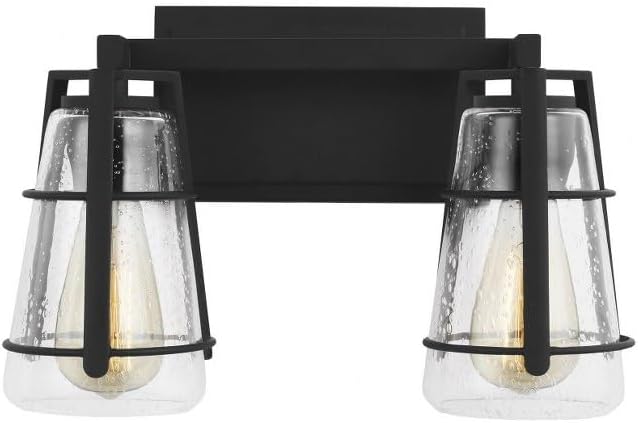 Visual Comfort VS2472MBK - Adelaide 2-Light Vanity Lighting Fixture in Midnight Black