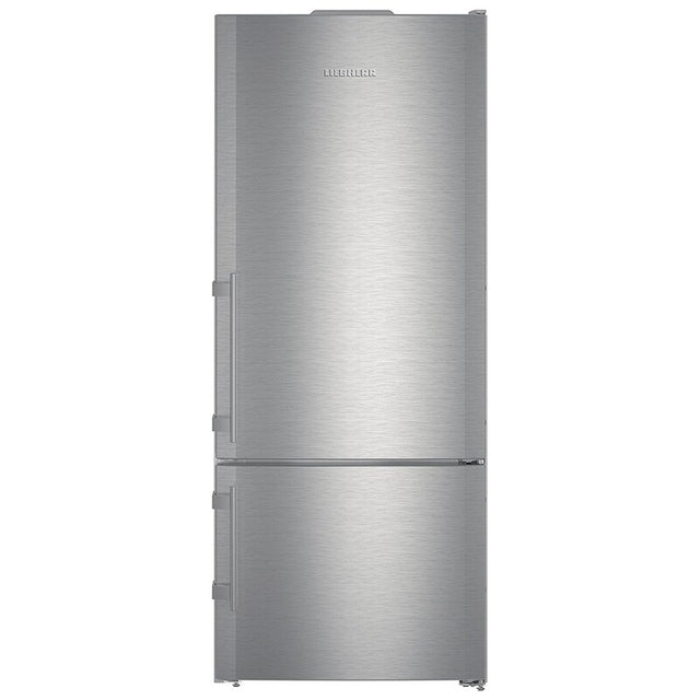Liebherr CS1410 30 Inch Counter Depth Bottom-Freezer Refrigerator with 14.6 cu. ft. Capacity, DuoCooling, SmartSteel Construction, SuperCool and SuperFreeze Settings.