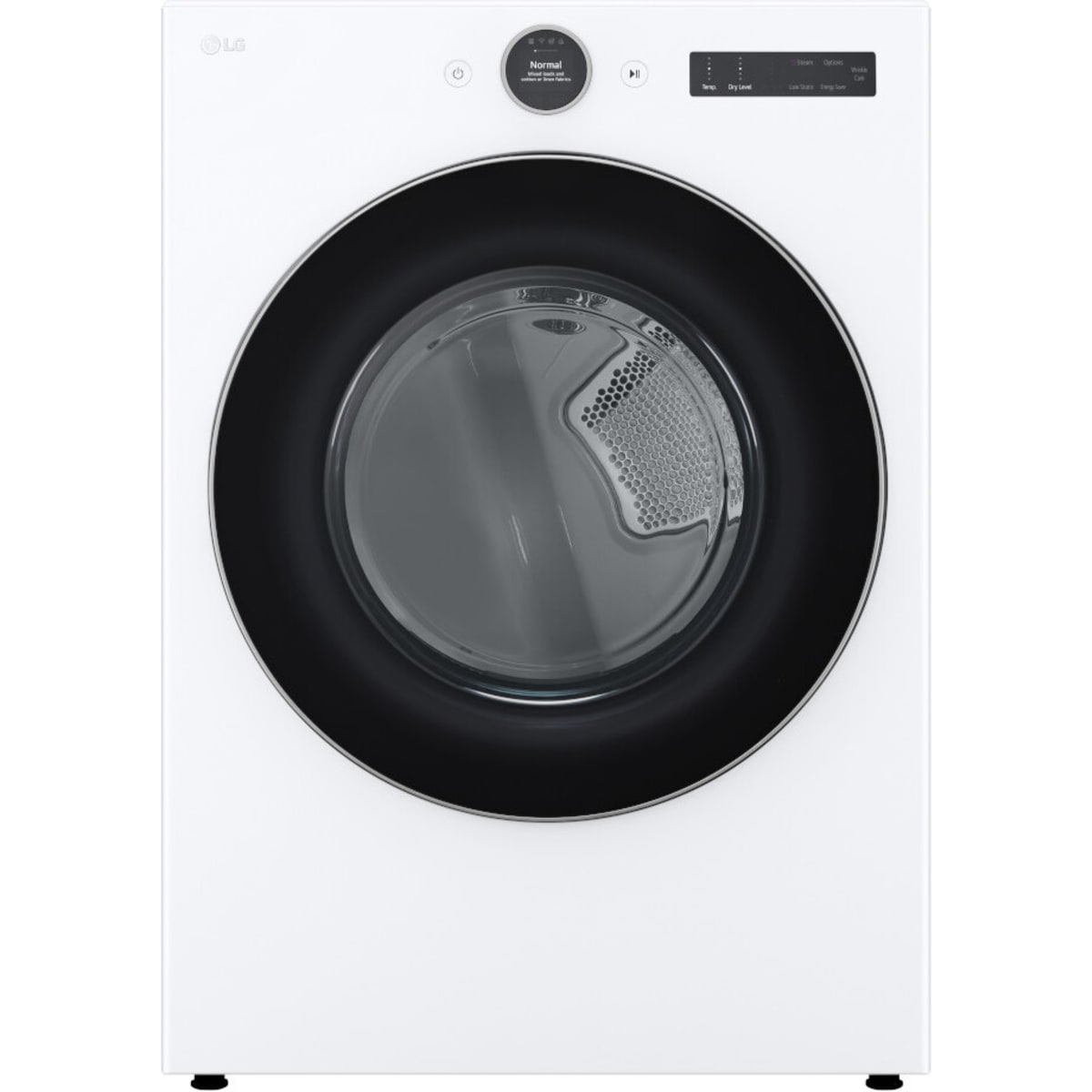 LG DLEX5500W - 7.4 Cu. Ft. Ultra Large Capacity Smart Front Load Electric Dryer with Sensor Dry & Steam, White