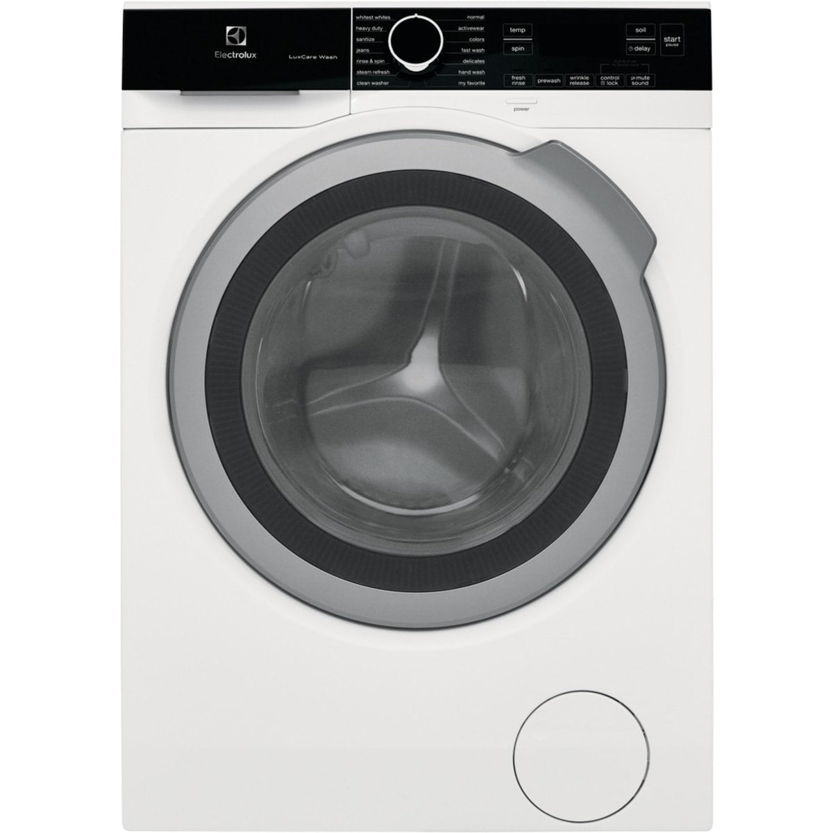 Electrolux ELFW4222AW - 24" 2.4 Cu. Ft. Front Load Compact Washer with LuxCare Wash – White for appliance liquidation.