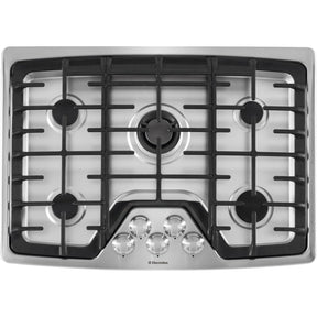 Electrolux EW30GC60PS - 30″ Stainless Gas Cooktop with 5 Sealed Burners, ideal for luxury appliances sale.