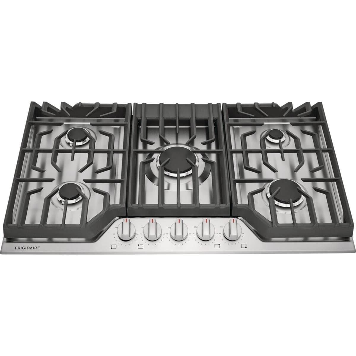 Frigidaire FCCG3627AS - 36-inch Gas Cooktop with 5 Sealed Burners, Stainless Steel for luxury appliances sale.