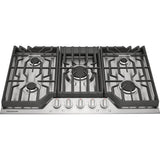 Frigidaire FCCG3627AS - 36-inch Gas Cooktop with 5 Sealed Burners, Stainless Steel for luxury appliances sale.
