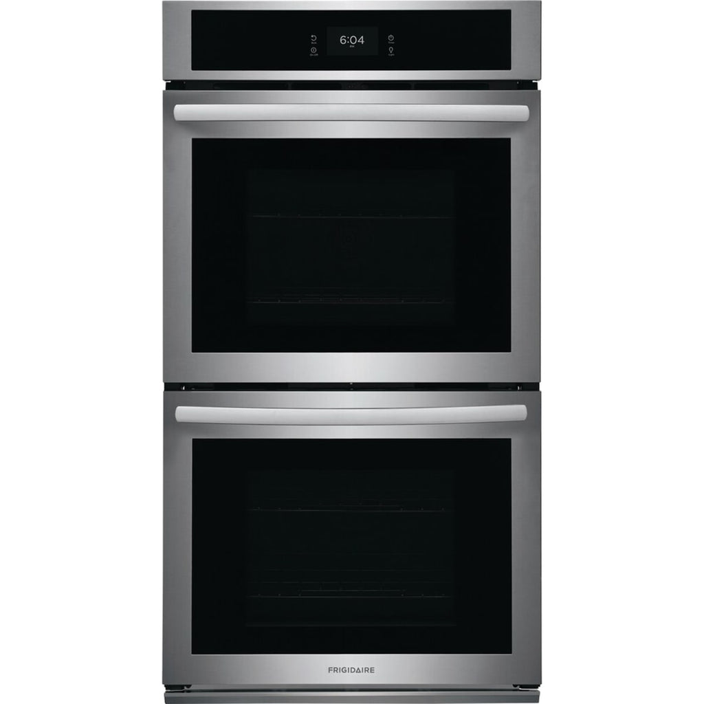 Frigidaire double electric wall oven with fan convection