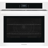 FRIGIDAIRE FCWS3027AW 30" Single Electric Wall Oven With Fan Convection WHITE with digital display and glass front.