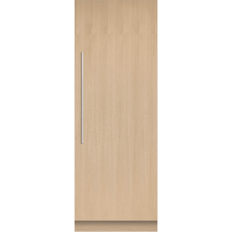 Fisher & Paykel RS3084SRHK1 - 30? Integrated Column Refrigerator, Panel Ready with wood finish door.