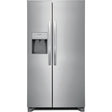 Frigidaire FRSS2623AS - 25.6 Cu. Ft. Side-by-Side Freestanding Refrigerator with EvenTemp Cooling System, Stainless Steel