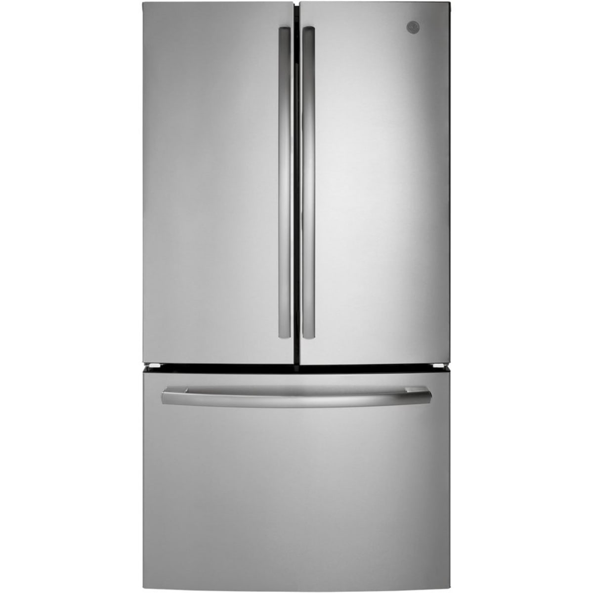 GE GNE27JYMFS - ENERGY STAR 27.0 Cu. Ft. Fingerprint Resistant French-Door Refrigerator, Stainless Steel