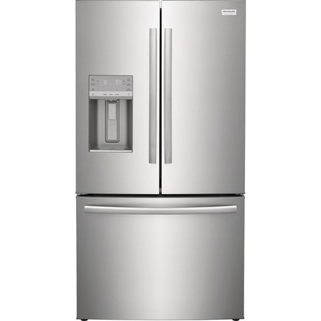 Frigidaire Gallery GRFS2853AF - 27.8 Cu. Ft. French Door Refrigerator with External Dispenser – Stainless Steel, appliance liquidation