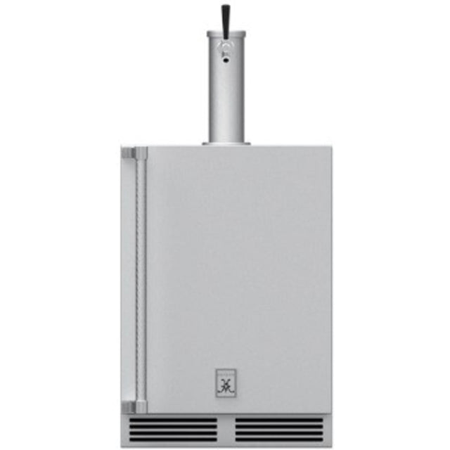 Hestan GFDSR241 - OUTDOOR SINGLE FAUCET BEER DISPENSER, SOLID DOOR, WITH LOCK, RIGHT HINGED, 24"
