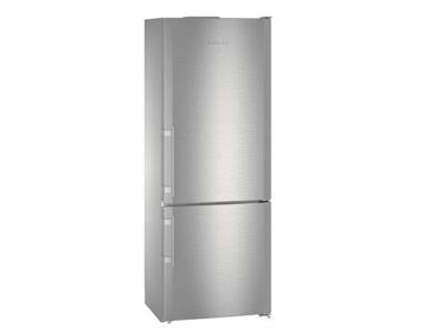 LIEBHERR CBS-1660 model H 30 Inch Counter Depth Bottom Freezer Refrigerator with 15 Cu. Ft. Capacity in stainless steel.