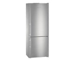 LIEBHERR CBS-1660 model H 30 Inch Counter Depth Bottom Freezer Refrigerator with 15 Cu. Ft. Capacity in stainless steel.