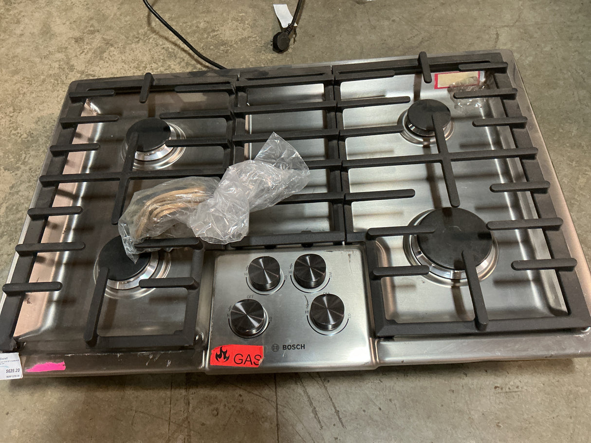 Bosch NGM5056UC Gas Cooktop, 30 Inch (Open Box / Scratch & Dent)