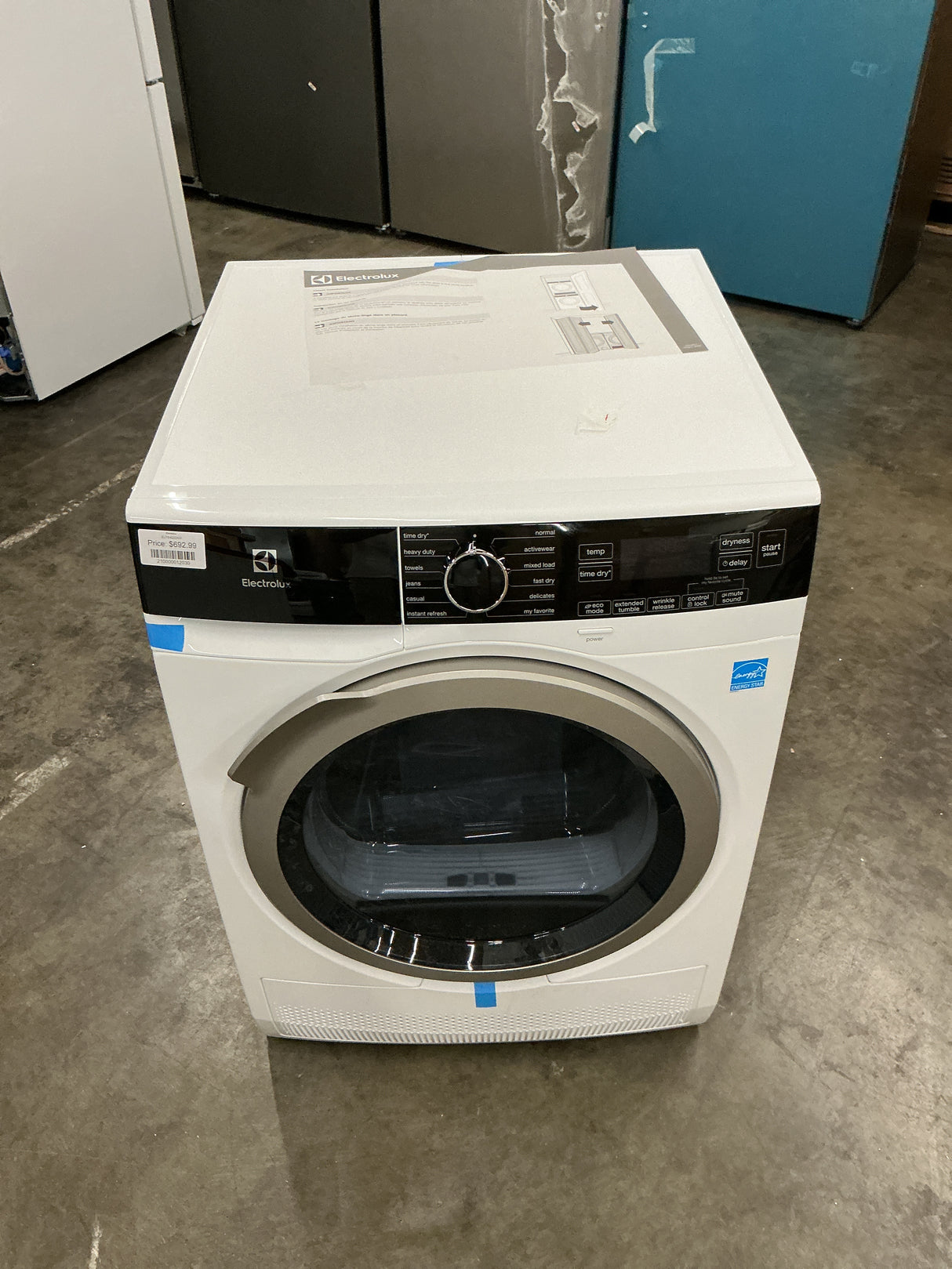 Electrolux ELFE4222AW Electric Dryer (Open Box / Scratch & Dent)