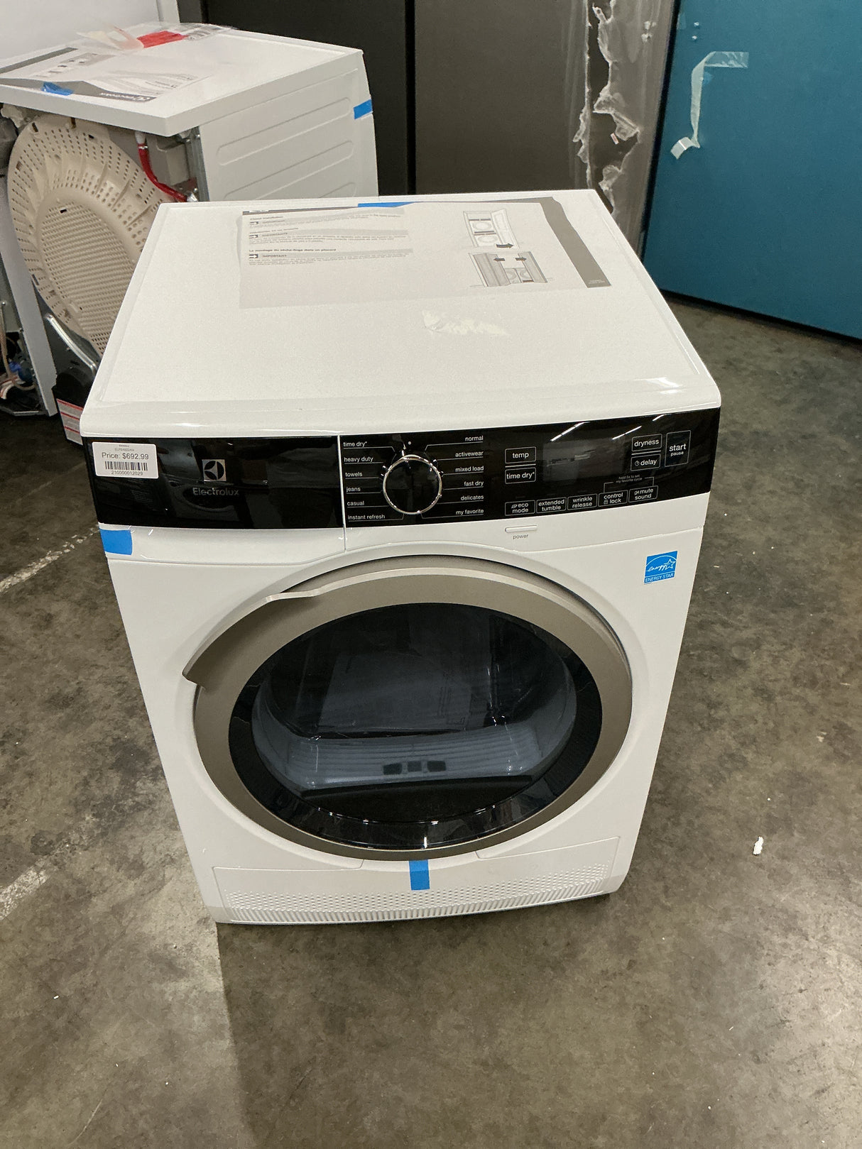 Electrolux ELFE4222AW Electric Dryer (Open Box / Scratch & Dent)