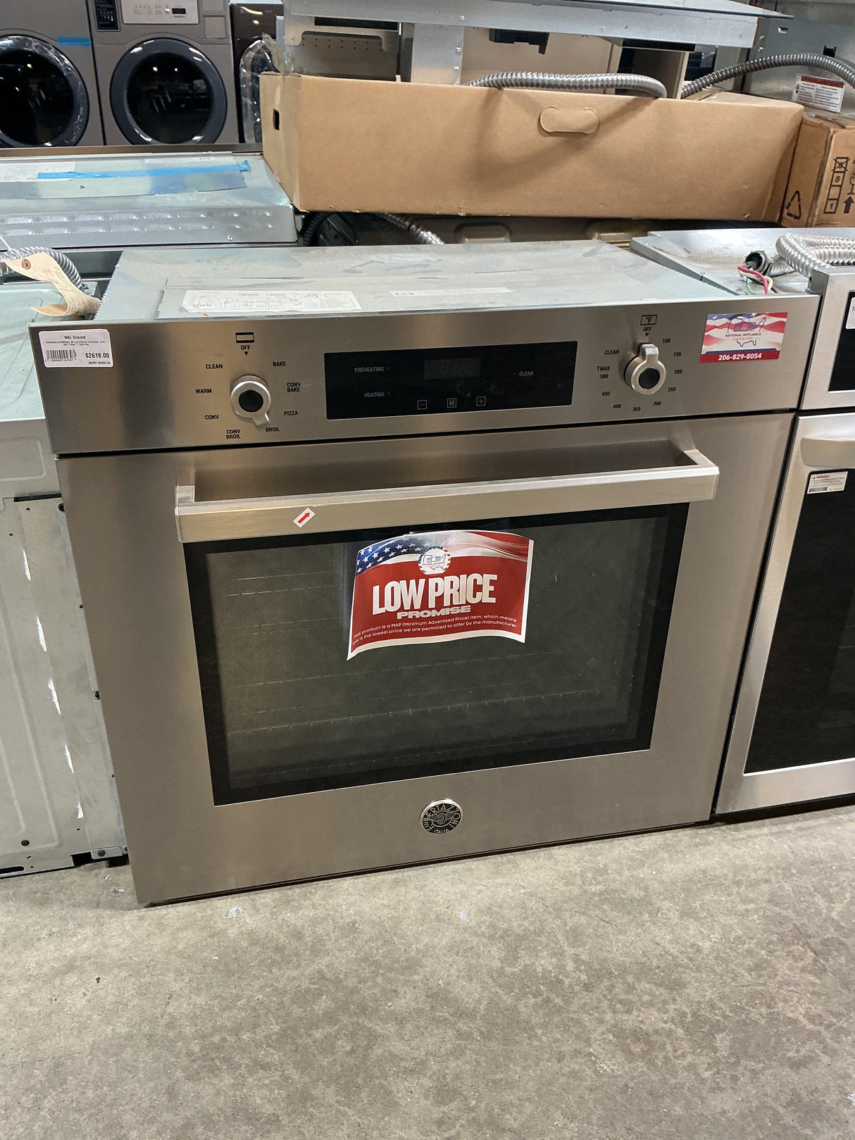 Bertazzoni PROF30FSEXV Single Wall Oven (Open Box / Scratch & Dent)