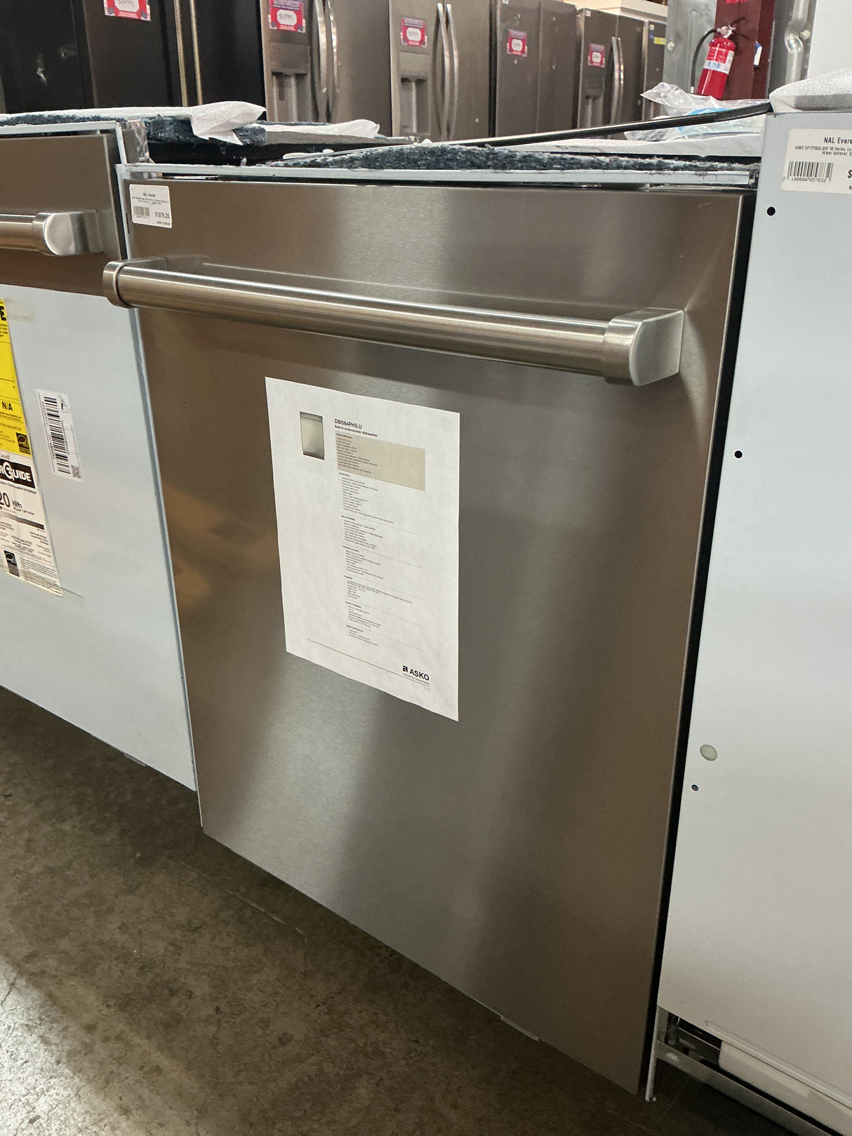 Asko DBI564PHS Top Control Built-In Dishwasher (Open Box / Scratch & Dent)