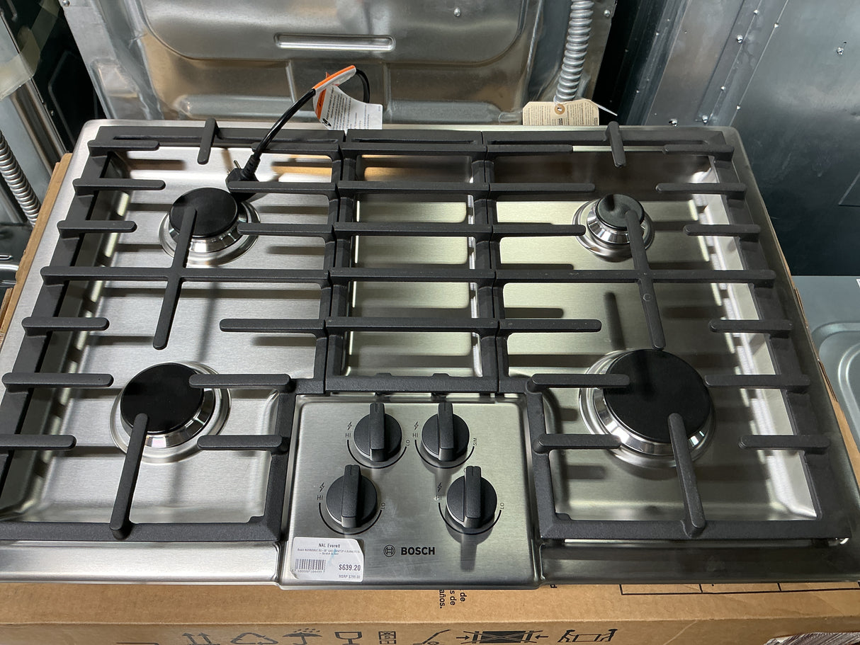 Bosch NGM5056UC Gas Cooktop, 30 Inch (Open-Box / Scratch & Dent)