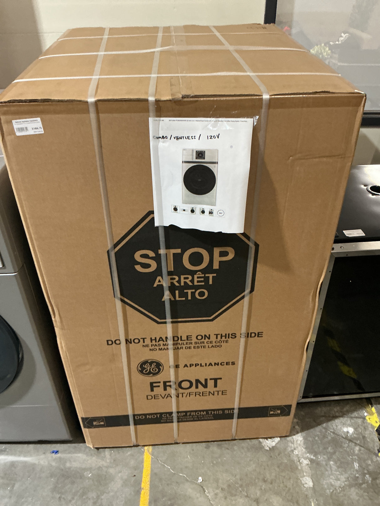 GE PFQ83HSSWWW Washer/Dryer Combo