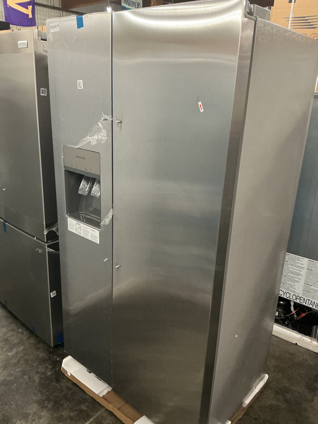 Frigidaire FRSC2333AS Side-by-Side Refrigerator (Open Box / Scratch & Dent)