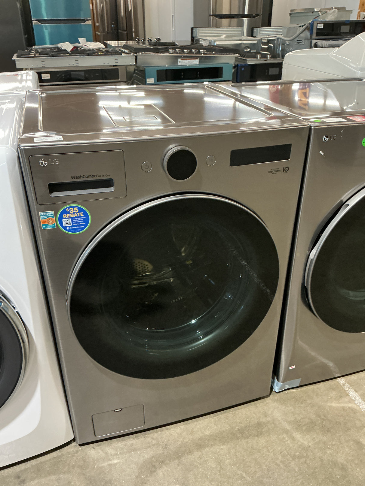 LG WM6998HVA All-in-One Washer-Dryer Unit (Open Box / Scratch & Dent)