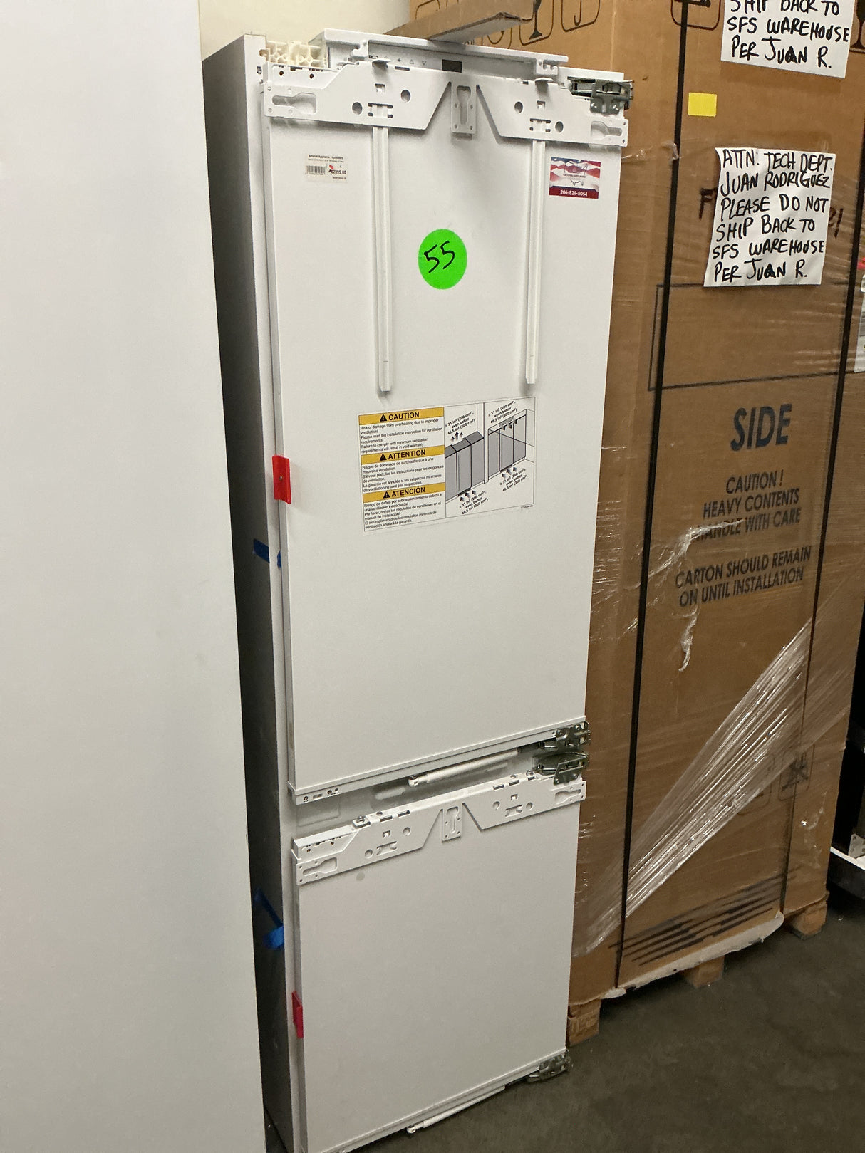Liebherr HC1080 Built-In Bottom Freezer Refrigerator