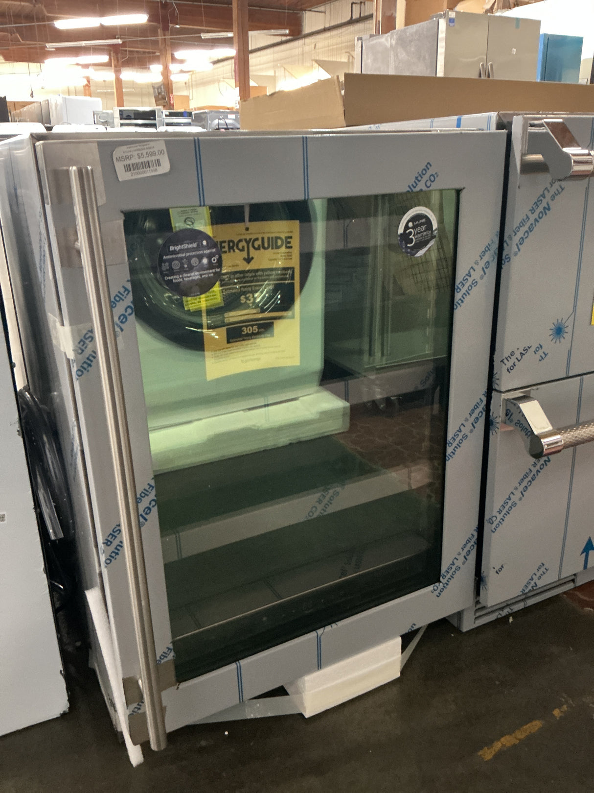U-Line UHRE524-SG81A Undercounter Refrigeration (Open-Box / Scratch & Dent)