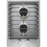 Jenn-Air JGC3215GS - 15″ 2-Burner Gas Cooktop in Stainless Steel - OPEN BOX featuring dual burners and stainless steel finish.