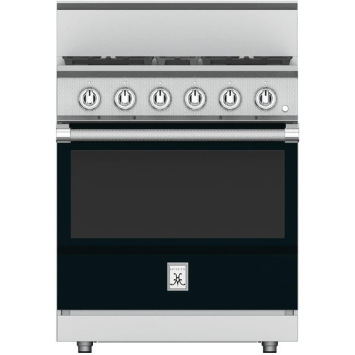 Hestan KRG304-NG-BK - 30 Inch Freestanding Professional Gas Range with 4 Sealed Burners, 4.9 Cu. Ft. Capacity - Stealth Black, Natural Gas