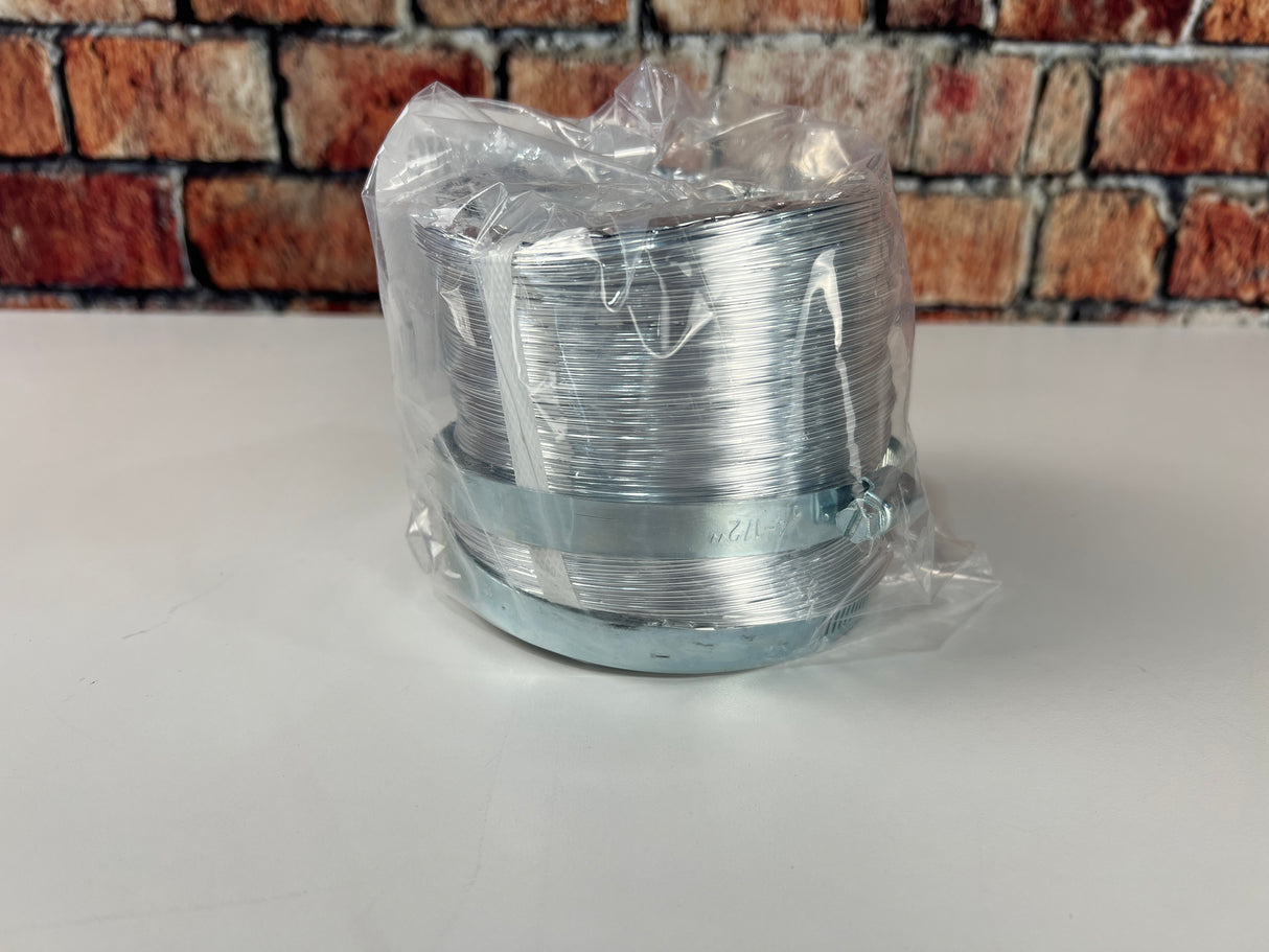 ACCESSORY - DRYER VENT HOSE KIT (WITH CLAMPS) packaged aluminum vent hose with clamps for efficient dryer installation.