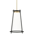 Millennium Lighting 21101-vb Milroe 60-Watt 1-Light Vintage Brass Pendant-Light Opal Glass with Etched Outside Shade
