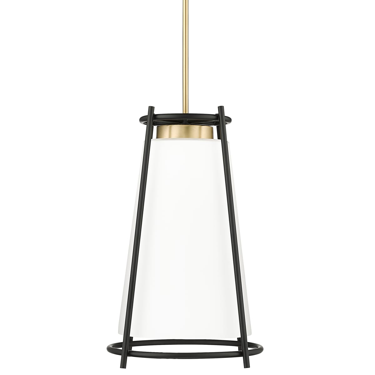 Millennium Lighting 21101-vb Milroe 60-Watt 1-Light Vintage Brass Pendant-Light Opal Glass with Etched Outside Shade