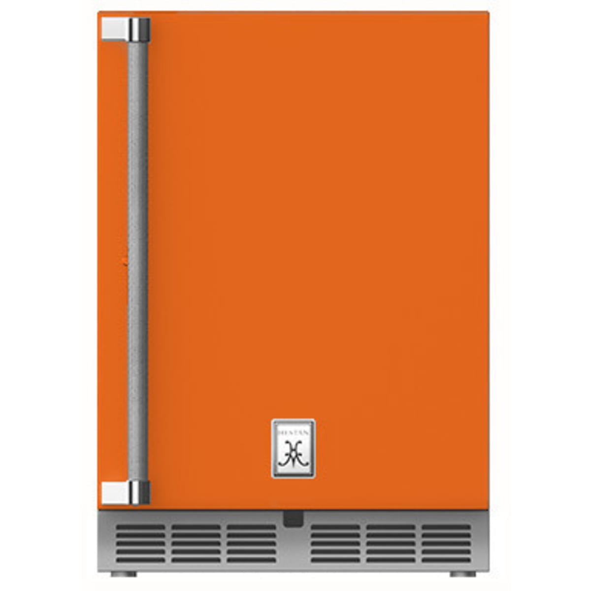 Hestan GRWSR24OR - OUTDOOR DUAL ZONE REFRIGERATOR WITH WINE, SOLID DOOR, WITH LOCK, RIGHT HINGED, 24" - ORANGE