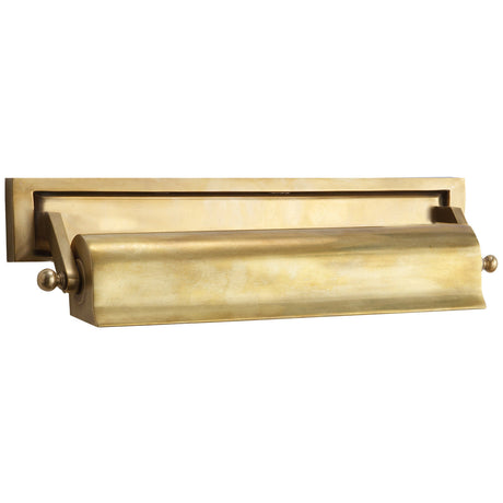 Visual Comfort TOB2605HAB - Library 16-inch Picture Light in Hand-Rubbed Antique Brass for artwork illumination.