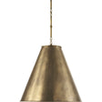 Visual Comfort TOB 5014HAB-HAB - Goodman Large Metal Hanging Lamp in Hand-Rubbed Antique Brass