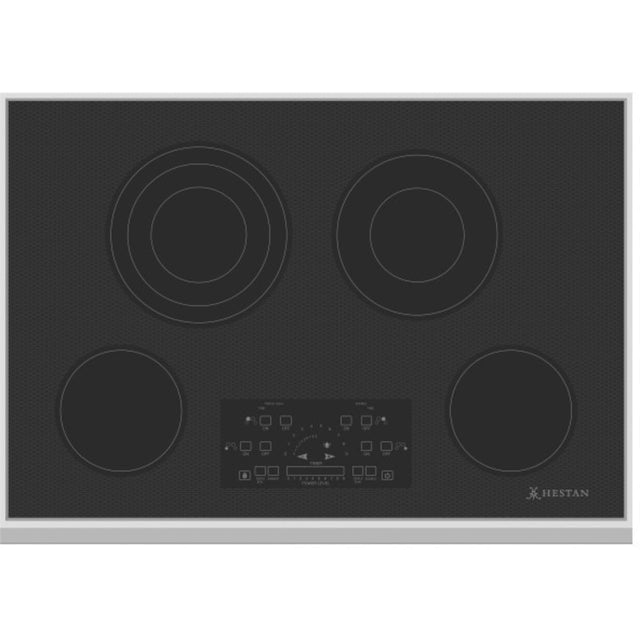 Hestan KEC30-BK - 30 Inch Electric Cooktop with 4 Cooking Zones, Radiant Heating Elements for premium appliance liquidation.