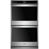 Whirlpool WOD77EC0HS - 30 Inch Double Electric Smart Wall Oven with 10.0 cu. ft. True Convection Oven, Steam Clean, Frozen Bake™, Rapid Preheat, Scan-to-Cook, Sabbath Mode, and Star K: Stainless - OPE