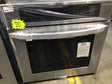 LG LWS3063ST 4.7 cu. ft. Single Built-In Wall Oven on display with pricing and packaging.
