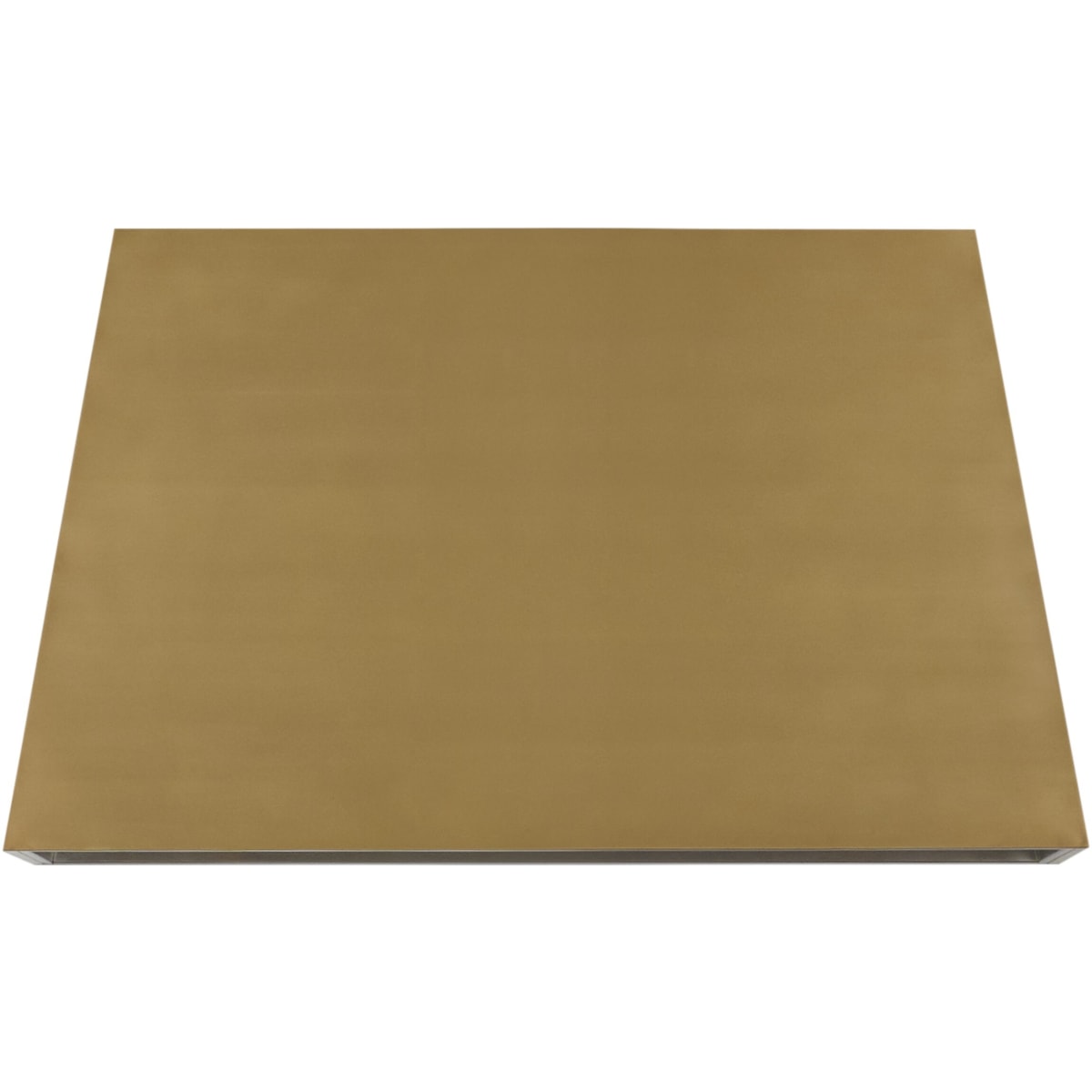 Monogram ZVC48DNB1 - 48 Inch Custom Wall Mount Hood in Brass - OPEN BOX showcasing elegant brass finish.