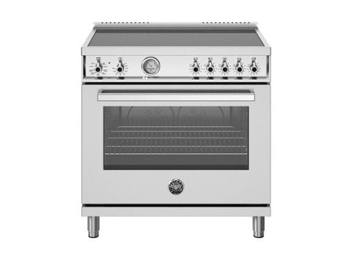 Bertazzoni electric range with induction cooktop