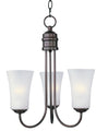 Maxim Lighting 10043FTOI - Logan 3 Light 17 inch Oil Rubbed Bronze Single-Tier Chandelier Ceiling Light.