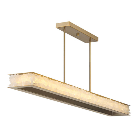 Minka-Lavery 3889-776-L - Divinely LED 60 inch Celeste Brass Island Light Ceiling Light - OPEN BOX, perfect for spacious kitchens.
