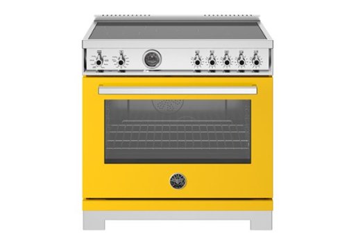 Bertazzoni 36" range electric oven with induction cooktop