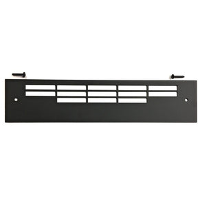 U-Line ULAGRILLE18 UL-ADJUSTABLE BLACK GRILL 18" grill replacement part with vent holes for optimal airflow.