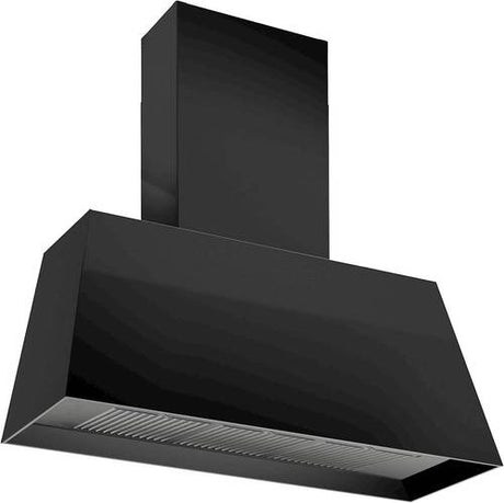 Bertazzoni KMC36NE BZ-36" CONTEMPORARY CANOPY HOOD 600 CFM in sleek black finish for modern kitchens