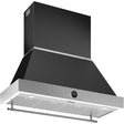 Bertazzoni KC48HERTNE BZ-48" CANOPY HOOD NERO, premium kitchen appliance for sale with luxury design.