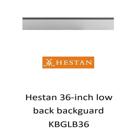Hestan KBGLB36 HE-BACKGUARD, LOW BACK, 36" premium accessory for ranges, ideal for kitchen safety and style.