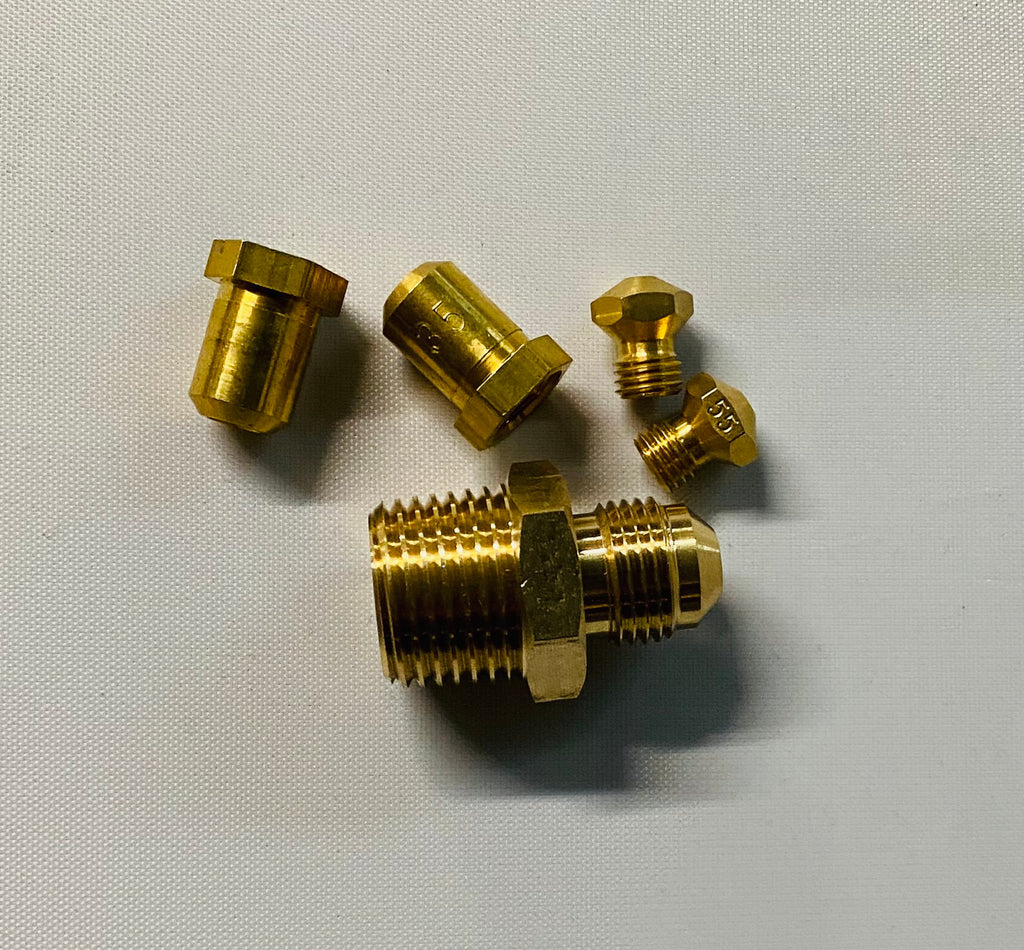 Alfresco conversion kit brass fittings
