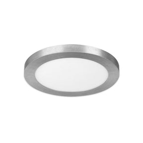 Feit Electric FP13/4WY/NK - LED 13 in. W x 13.1 in. L Nickel LED Flat Panel Light Fixture in sleek design.