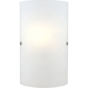 EGLO Lighting 20131A - Troy 3 1 Light 7.1 inch Matte Nickel Wall Sconce Wall Light with frosted glass shade.